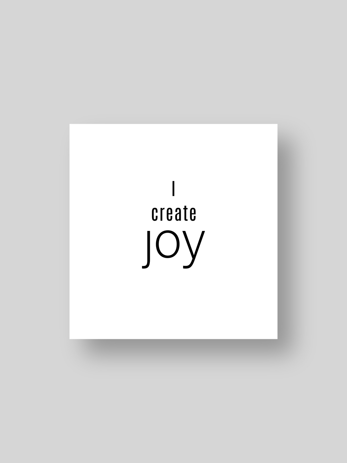 Affirmation cards