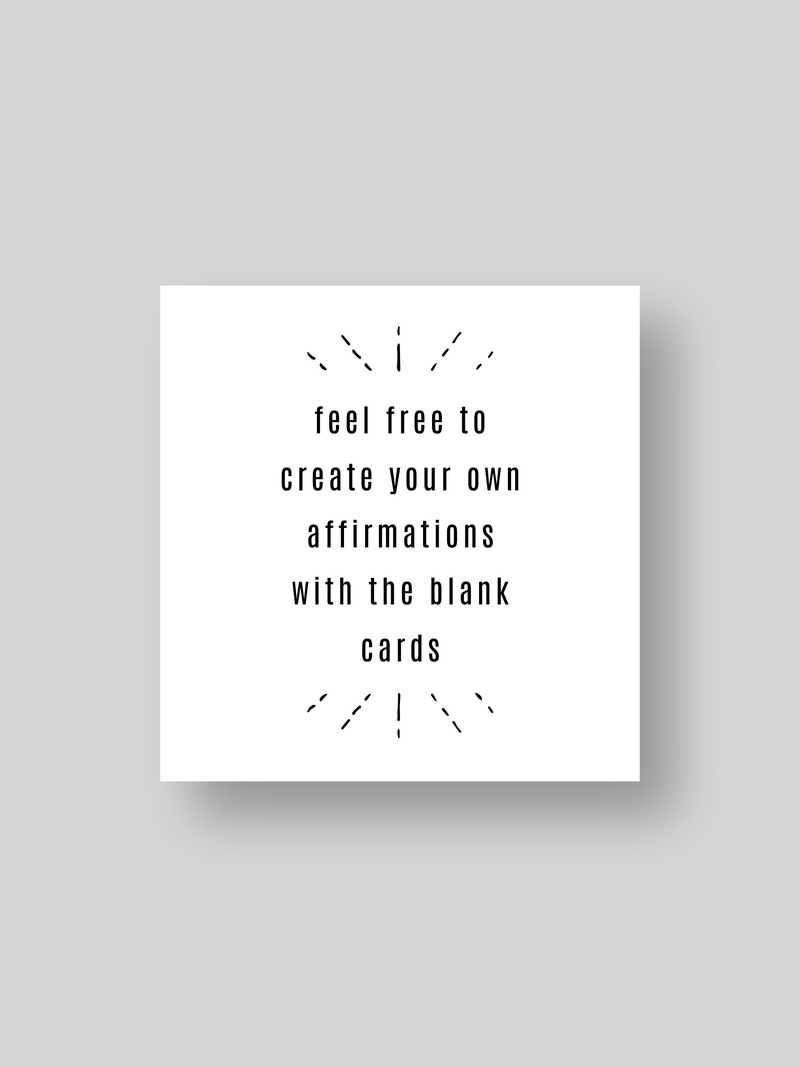 Affirmation cards