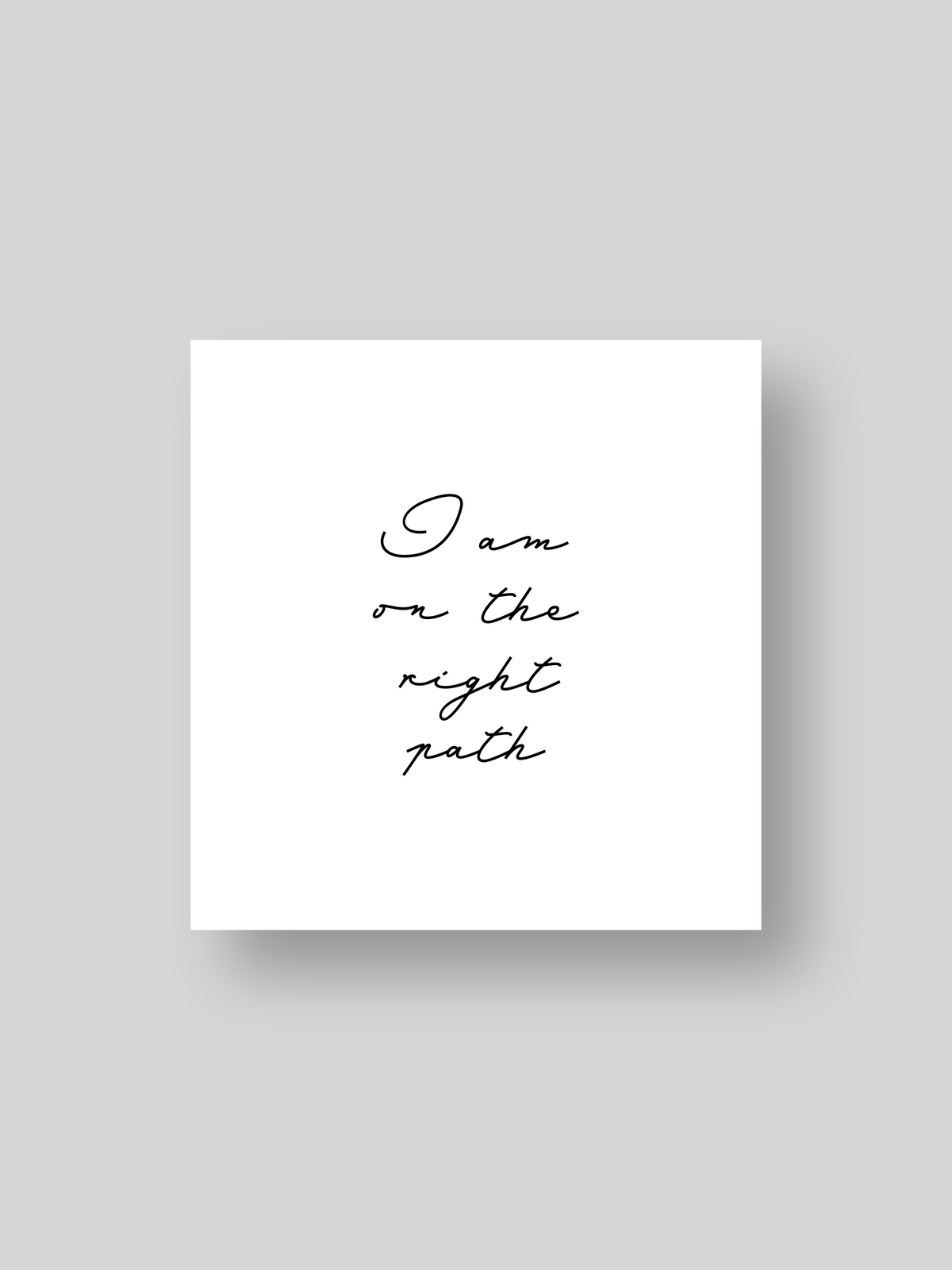 Affirmation cards
