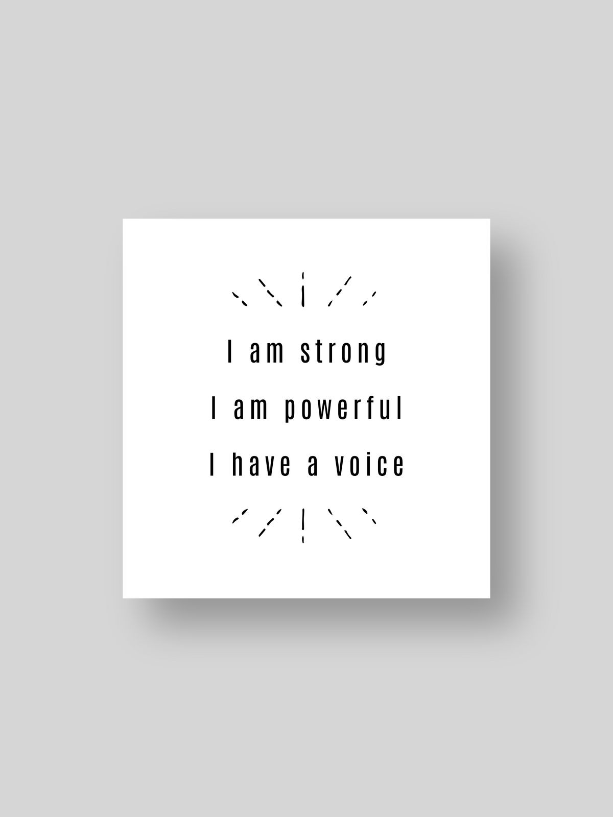 Affirmation cards