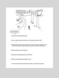 Coloring Worksheets with SEL questions - On SALE now!