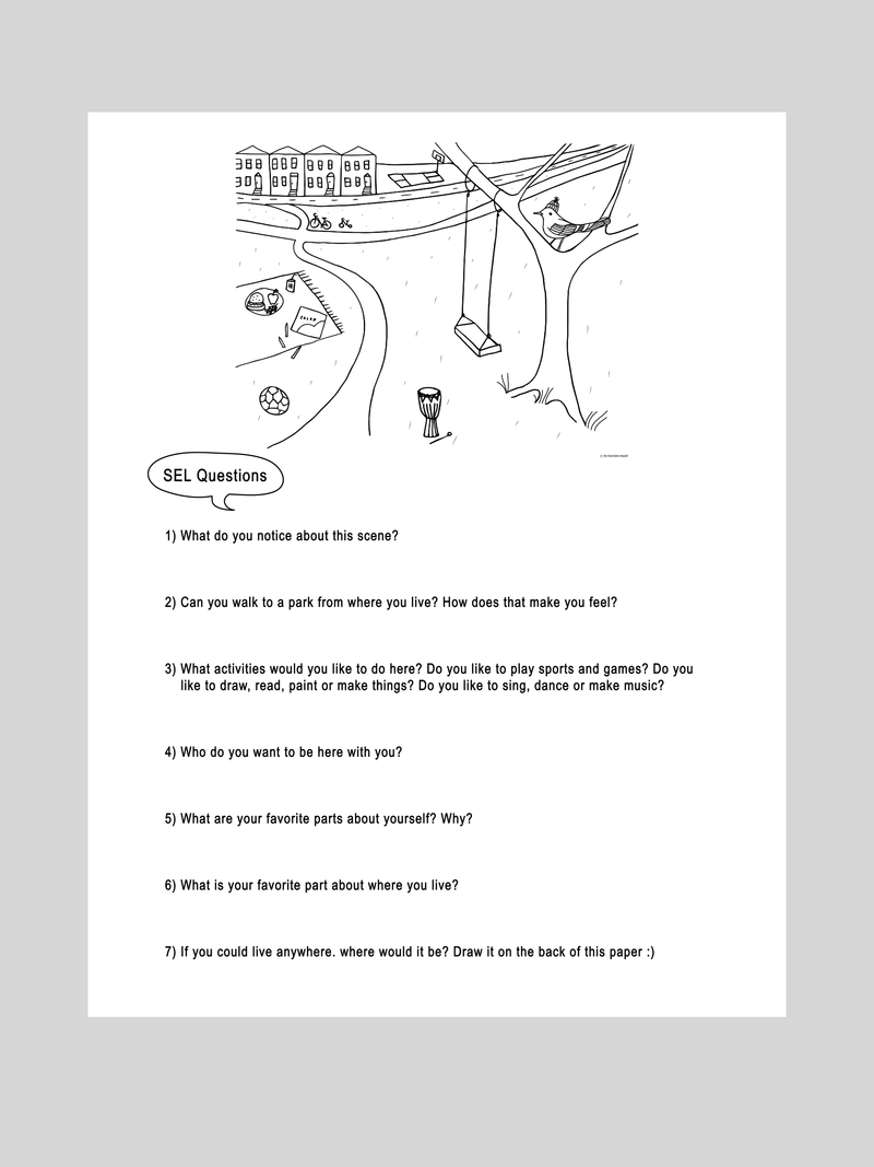 Coloring Worksheets with SEL questions - On SALE now!